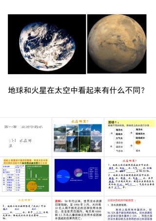 八年级科学上册《水在哪里》课件2 浙教版
