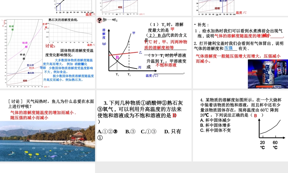 八年级科学上册《物质在水中的溶解》课件2 浙教版