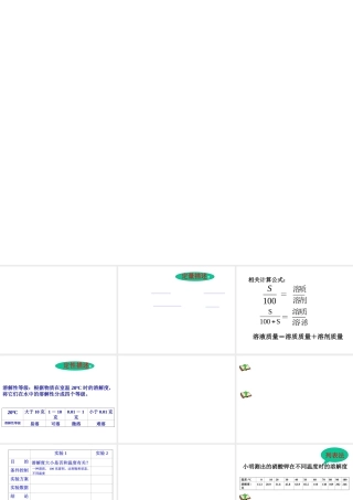 八年级科学上册《物质在水中的溶解》课件14 浙教版