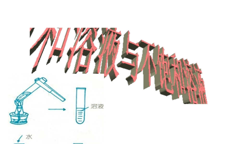 八年级科学上册《物质在水中的溶解》课件30 浙教版