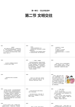 八年级道德与法治上册 第一单元 在公共生活中 第二节 文明交往课件 湘教版-湘教版初中八年级上册政治课件