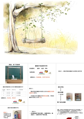 八年级科学下册 1.4 电动机教学课件1 （新版）浙教版-（新版）浙教版初中八年级下册自然科学课件