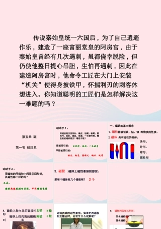 八年级科学下册 第5章 电与磁1 磁现象课件（1） 华东师大版-华东师大版初中八年级下册自然科学课件