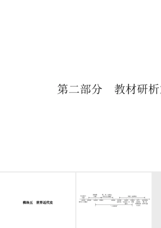 安徽省中考历史复习 第2部分 教材研析篇 模块5 世界近代史课件 新人教版-新人教版初中九年级全册历史课件
