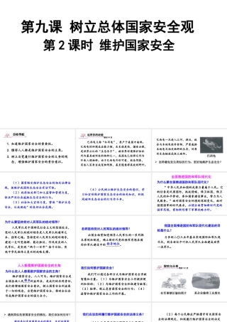 八年级道德与法治上册 第四单元 维护国家利益 第九课 树立总体国家安全观第2框 维护国家安全课件 新人教版-新人教版初中八年级上册政治课件