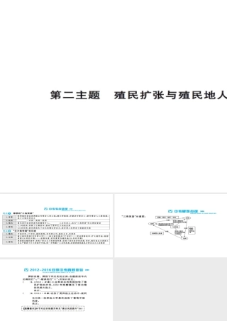 安徽省中考历史 基础知识夯实 模块五 世界近代史 第二主题 殖民扩张与殖民地人民的抗争课后提升课件-人教版初中九年级全册历史课件