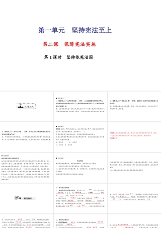 八年级道德与法治下册 第一单元 坚持宪法至上 第二课 保障宪法实施  第1框 坚持依宪治国习题课件 新人教版-新人教版初中八年级下册政治课件
