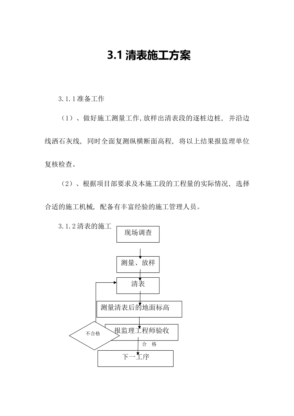 清表施工方案(简单)_第1页
