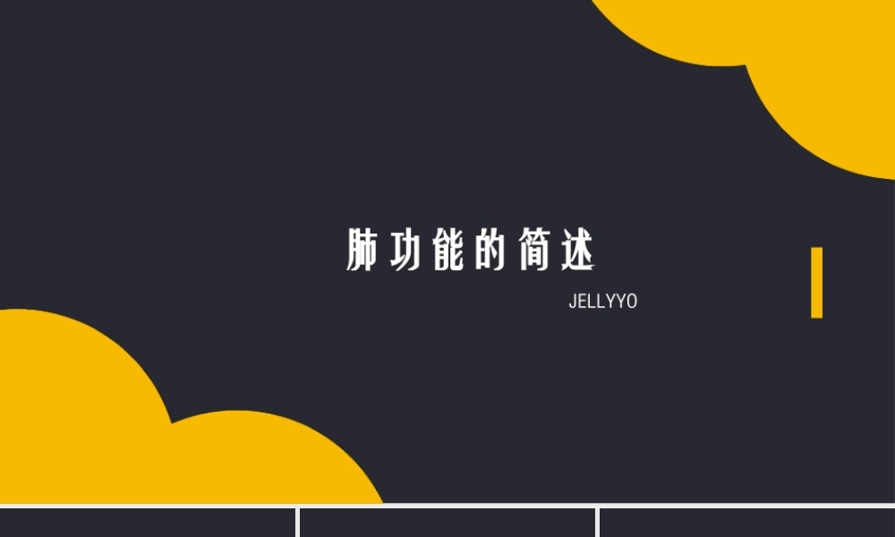 (完整版)肺功能简述