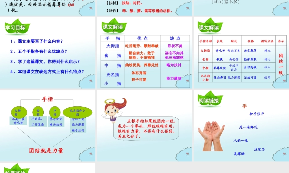 谜语-手指(完美版)