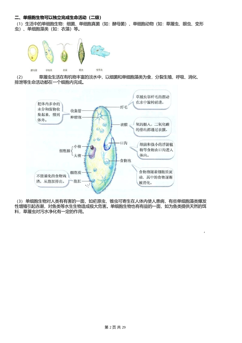 生物中考复习手册完整_第2页