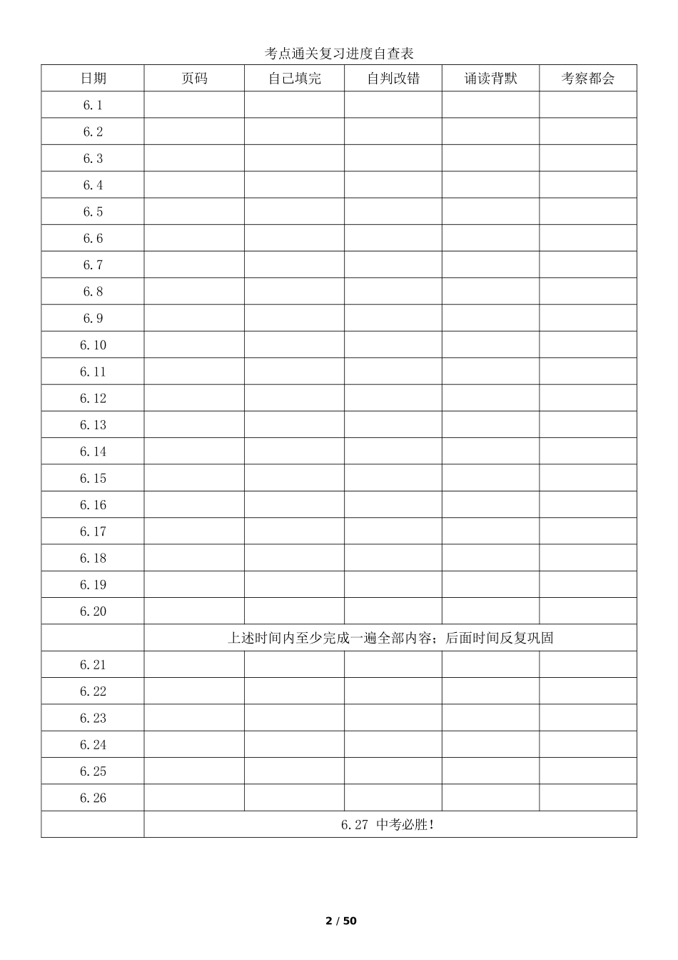 2024届初二地理必背宝典【练习版】完整_第2页