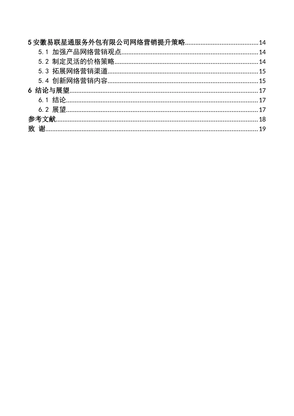 安徽易联星通服务外包有限公司网络营销策略分析研究   市场营销专业_第3页
