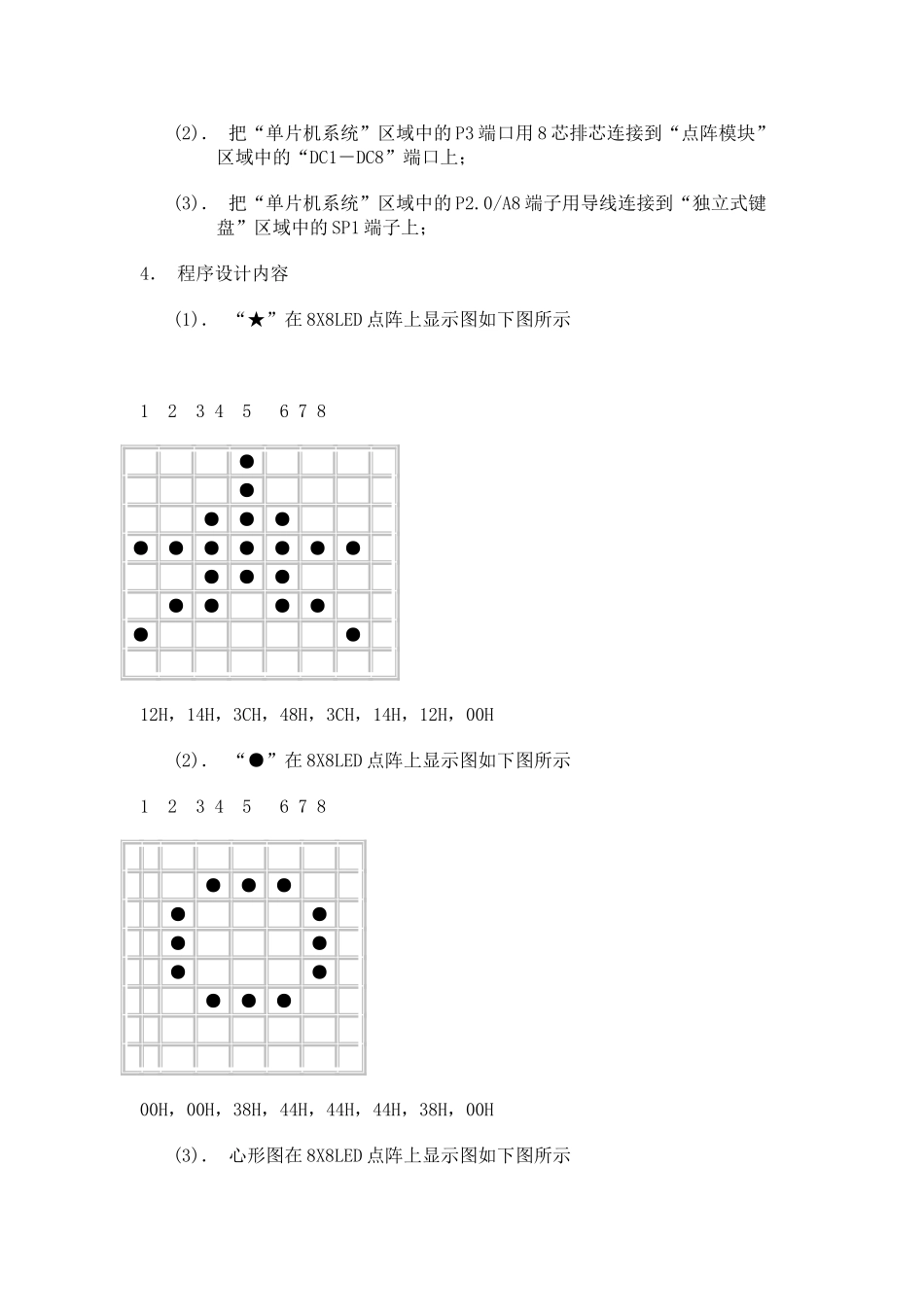 单片机实例点阵式LED简单图形显示技术设计和实现  电气工程自动化专业_第2页