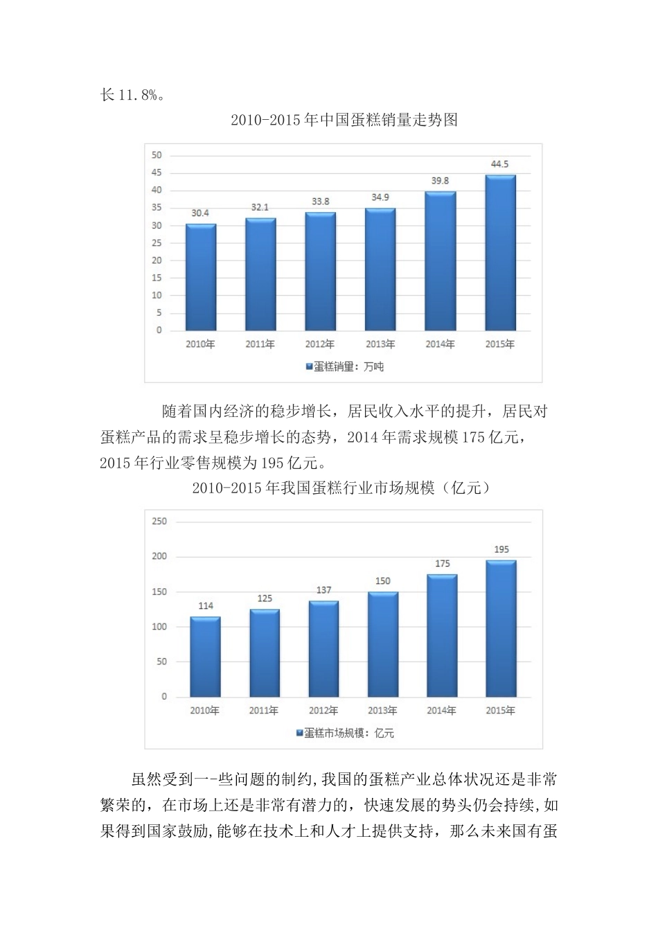 蛋糕行业市场分析及发展对策分析研究   工商管理专业_第3页