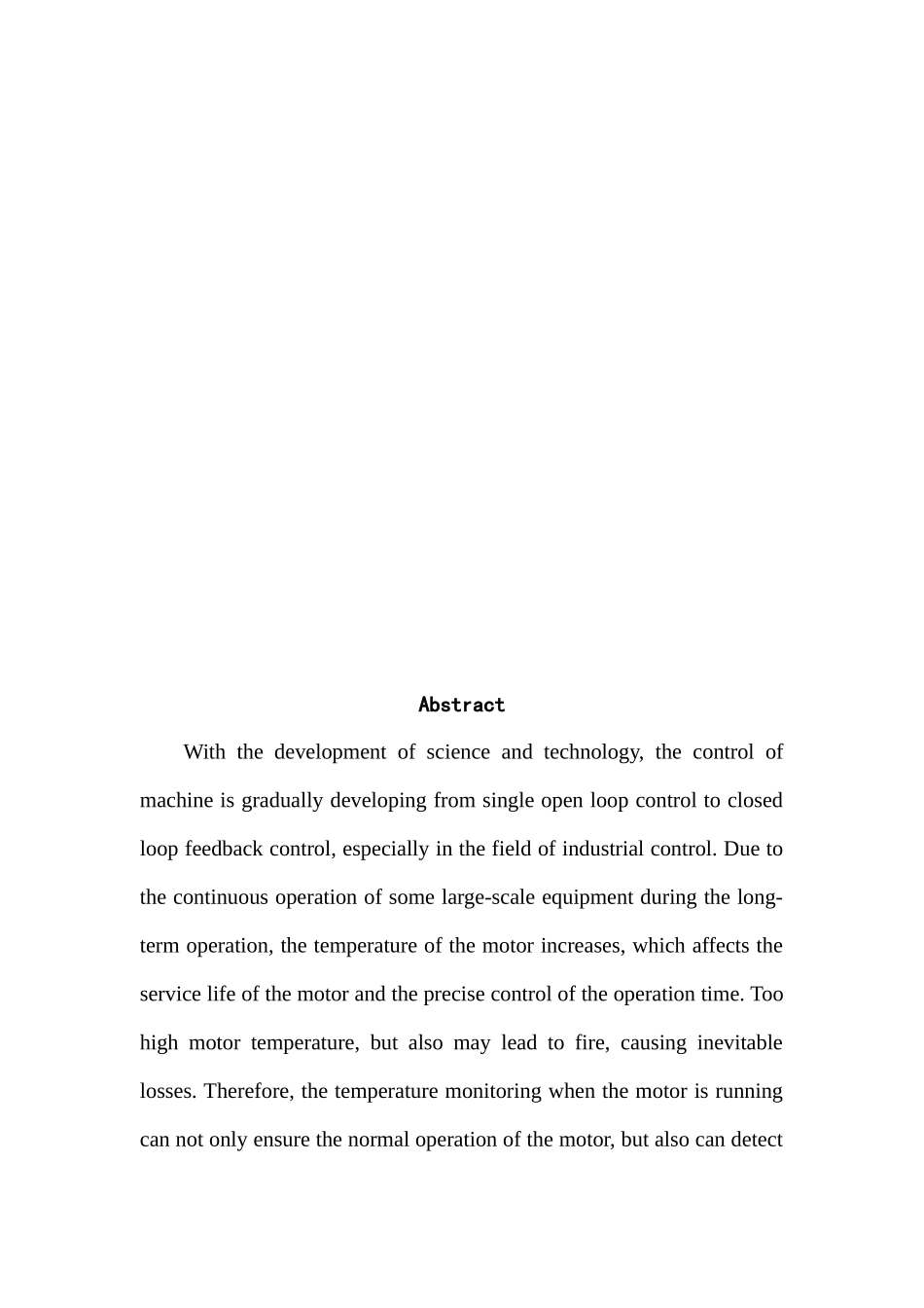 电机运行时的温度检测分析研究  电气工程及其自动化专业_第2页