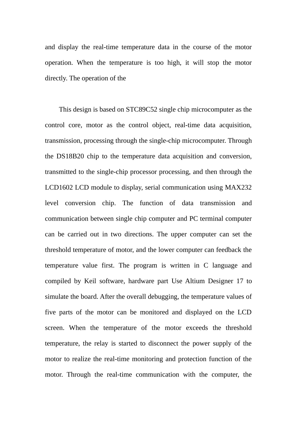电机运行时的温度检测分析研究  电气工程及其自动化专业_第3页