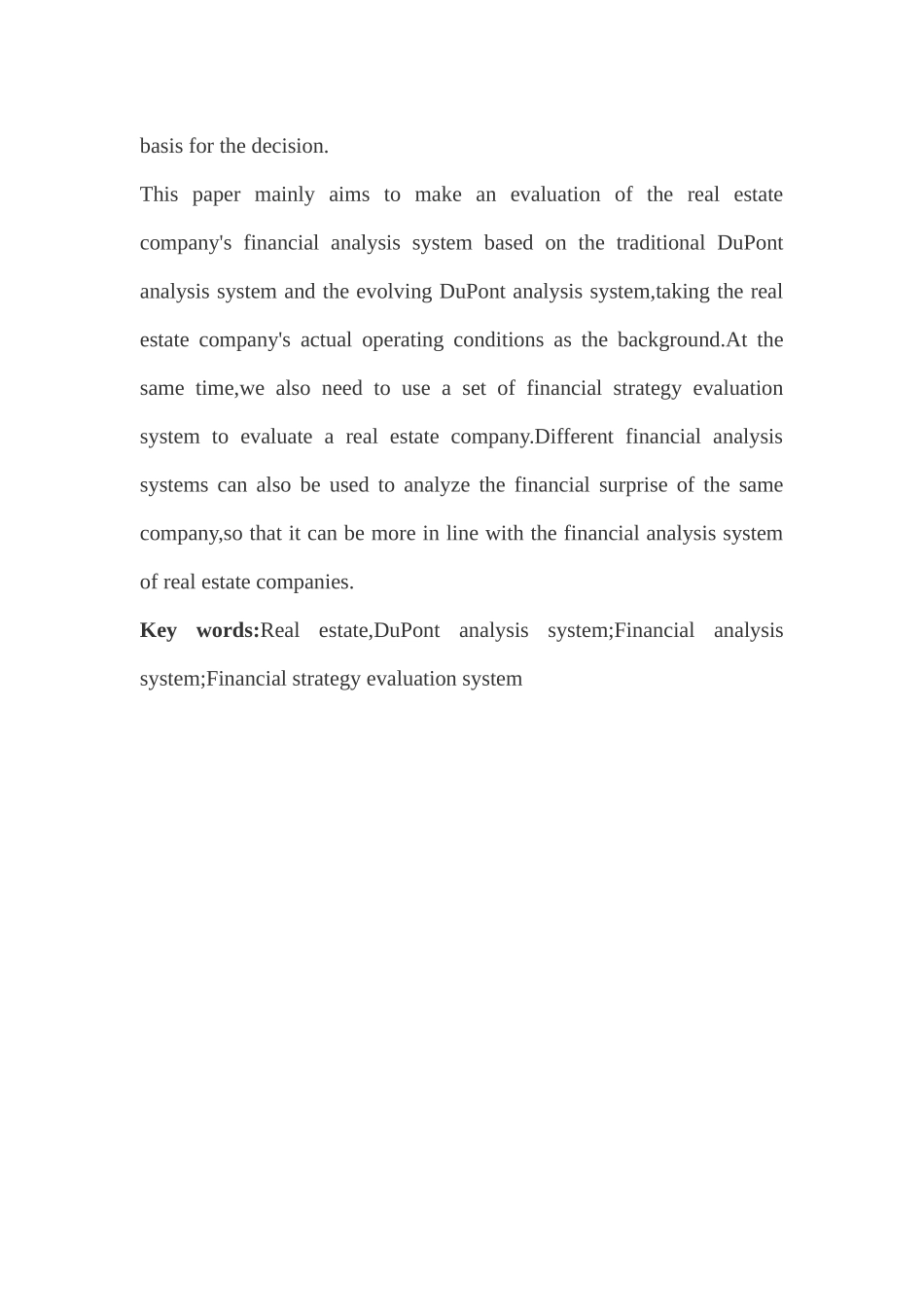 杜邦分析研究——以房地产公司为例   财务会计学专业_第3页