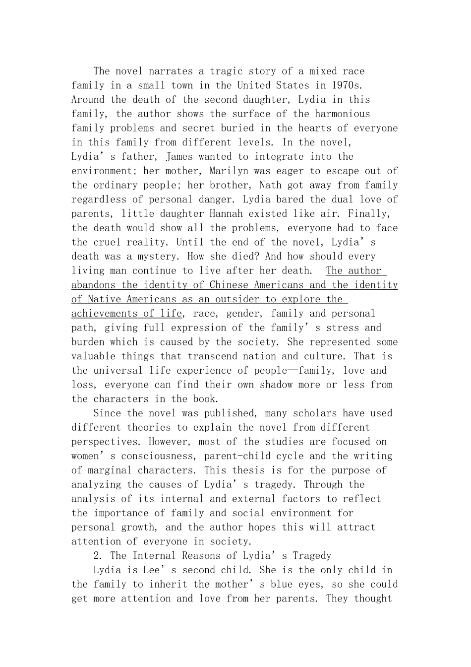 对《无声告白》中莉迪亚悲剧的分析研究  日语学学专业_第3页