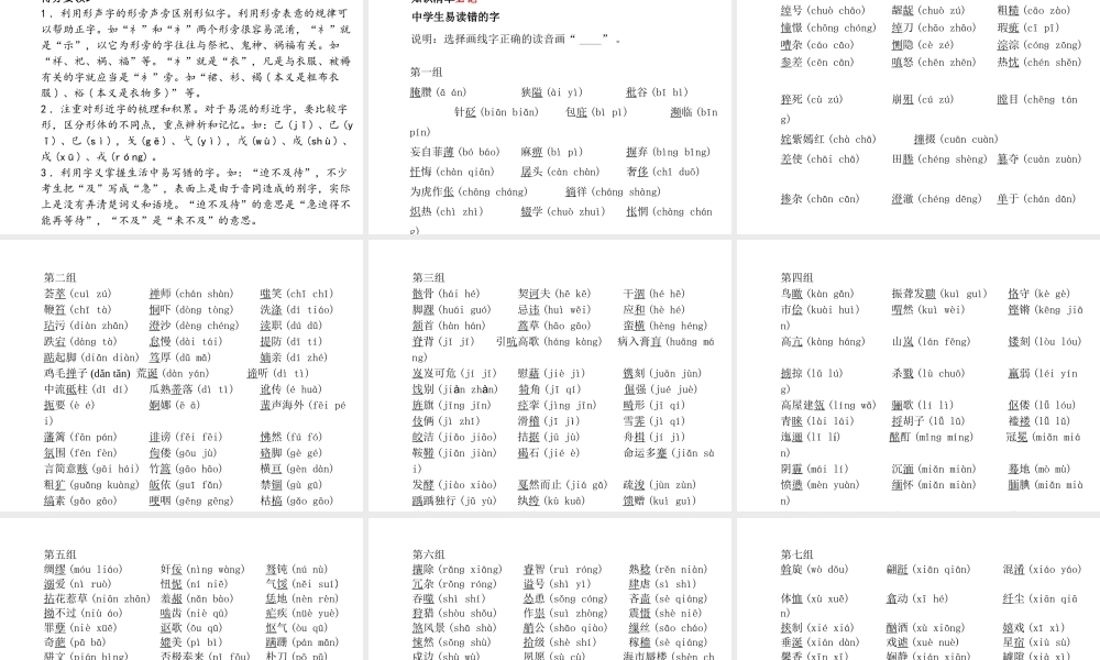 （临沂专版）中考语文 第二部分 专题复习 高分保障 专题1 字音字形课件-人教版初中九年级全册语文课件
