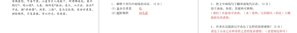 （临沂专版）中考语文 第二部分 专题复习 高分保障 专题9 文言文阅读课件-人教版初中九年级全册语文课件