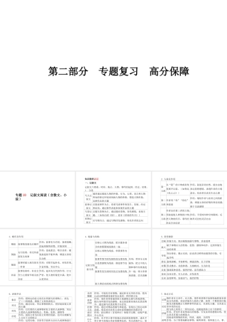 （临沂专版）中考语文 第二部分 专题复习 高分保障 专题10 记叙文阅读(含散文、小说)课件-人教版初中九年级全册语文课件