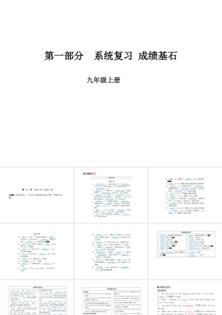 安徽省中考英语 第一部分 系统复习 成绩基石 九全 第21讲 课件-人教版初中九年级全册英语课件
