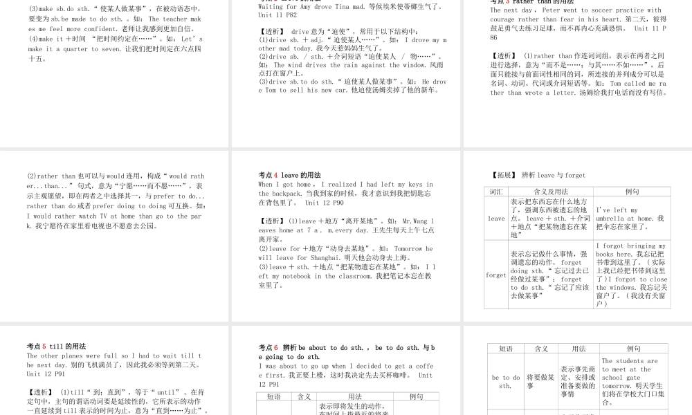 安徽省中考英语 第一部分 系统复习 成绩基石 九全 第22讲 课件-人教版初中九年级全册英语课件