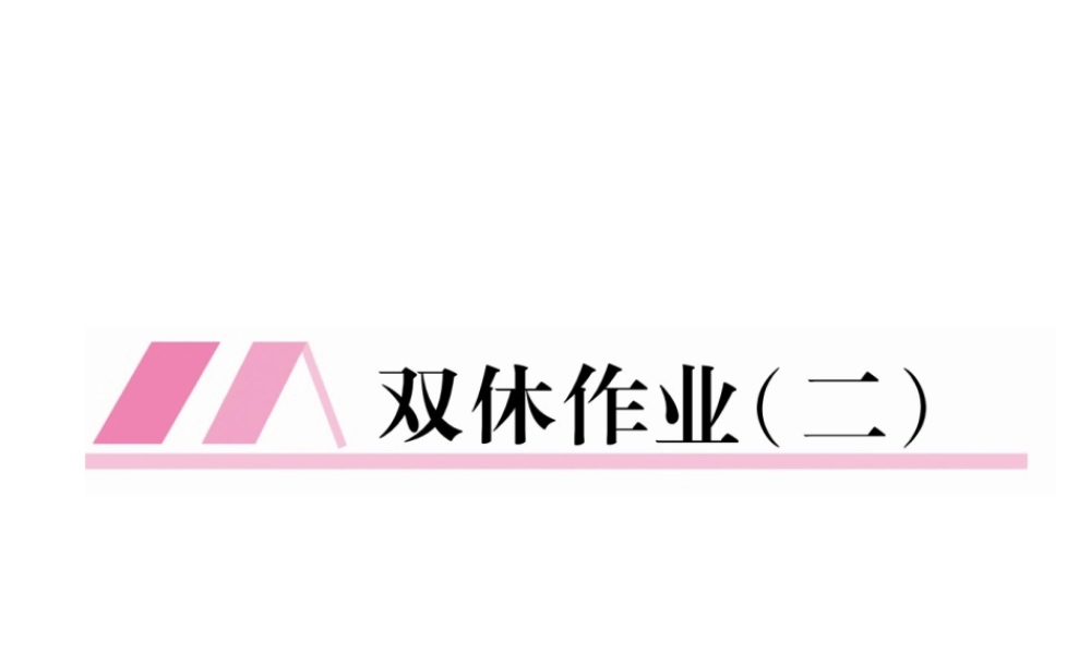 （云南专版）九年级语文上册 双休作业二课件 新人教版-新人教版初中九年级上册语文课件