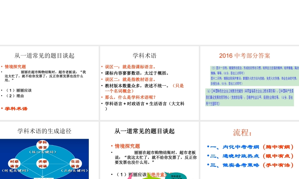 安徽省合肥市中考政治 考纲 热点 备考复习课件-人教版初中九年级全册政治课件