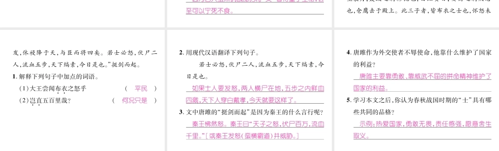 （云南专版）九年级语文下册 双休作业十七课件 新人教版-新人教版初中九年级下册语文课件