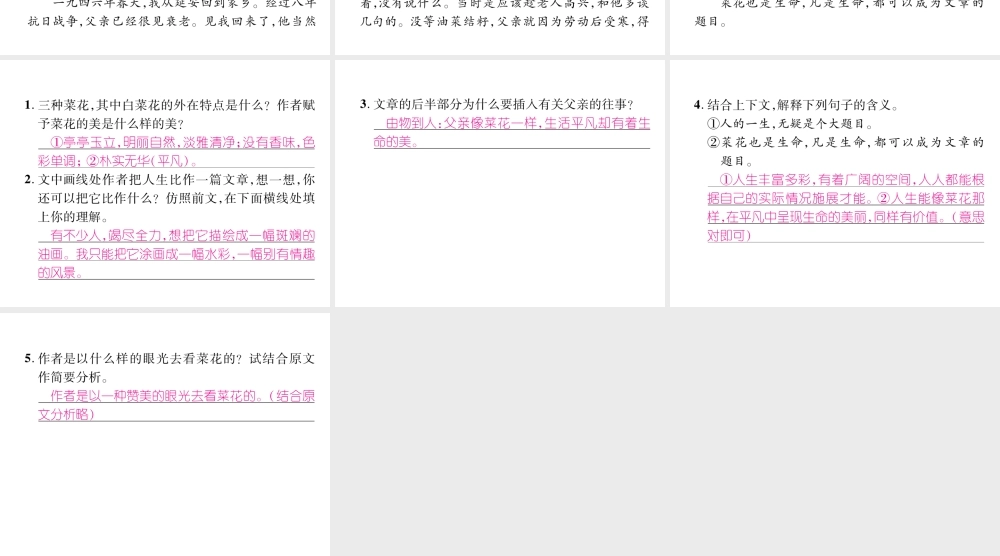 （云南专版）九年级语文下册 双休作业十四课件 新人教版-新人教版初中九年级下册语文课件