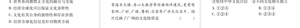 安徽省中考道德与法治总复习 九下 第1单元 我们共同的世界 第1课 同住地球村考点突破课件-人教版初中九年级全册政治课件