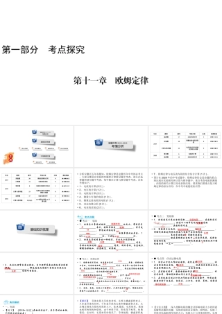 安徽省中考物理一轮复习 第11章 欧姆定律课件-人教版初中九年级全册物理课件