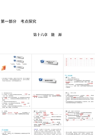 安徽省中考物理一轮复习 第16章 能源课件-人教版初中九年级全册物理课件