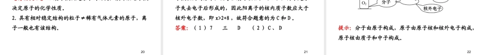 安徽省池州一中九年级化学全册《3.2 原子的结构和离子》课件 沪教版