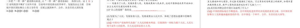 安徽省中考政治总复习 专题三 加强国际交流 促进和平发展课件-人教版初中九年级全册政治课件