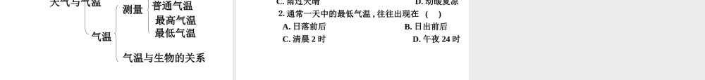 安徽省安庆市八年级科学《天气和气温》课件 新人教版