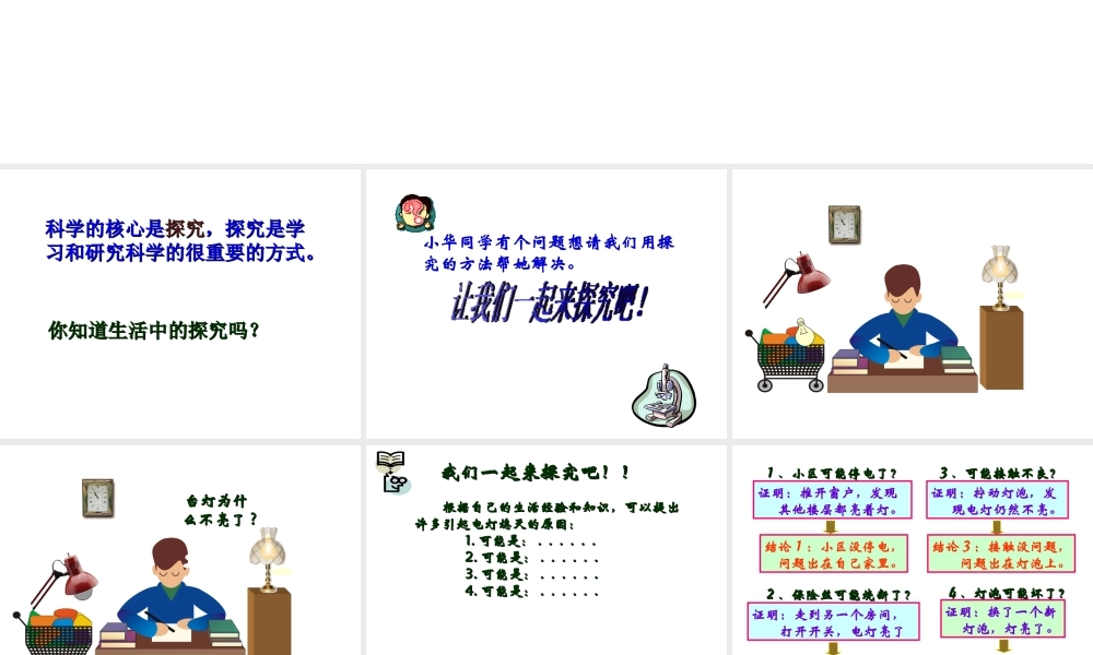 安徽省安庆市七年级科学《科学探究》课件 新人教版