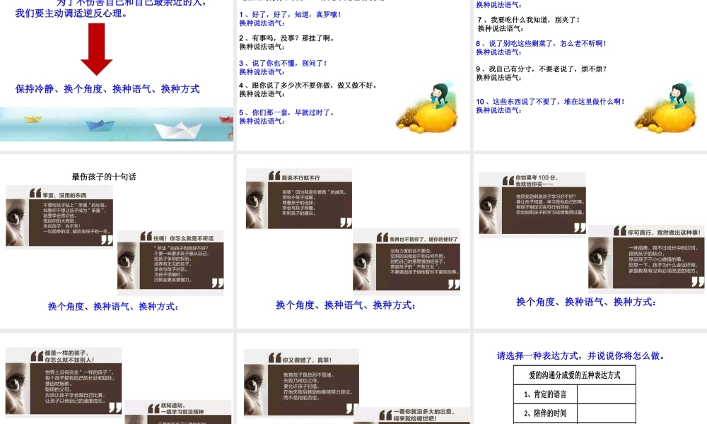 （2016年秋季版）七年级道德与法治下册 第六单元 提高道德修养 第16课 孝亲敬长 第2框 架起沟通心桥课件 苏教版