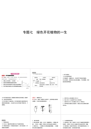 （东营专版）中考生物 专题七复习课件-人教版初中九年级全册生物课件