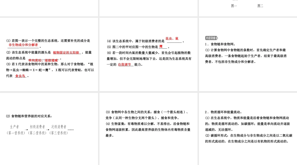 （东营专版）中考生物 专题十复习课件-人教级全册生物课件