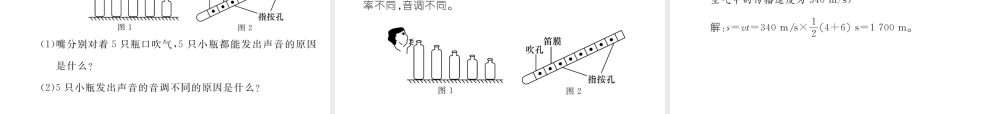 （云南专版）秋八年级物理全册 3 声的世界达标测试卷课件 （新版）沪科版-（新版）沪科版初中八年级全册物理课件