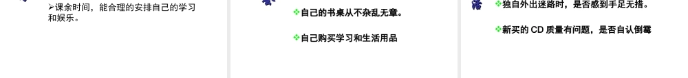安徽省大顾店中学七年级政治下册 6.3 自立自强课件1 粤教版