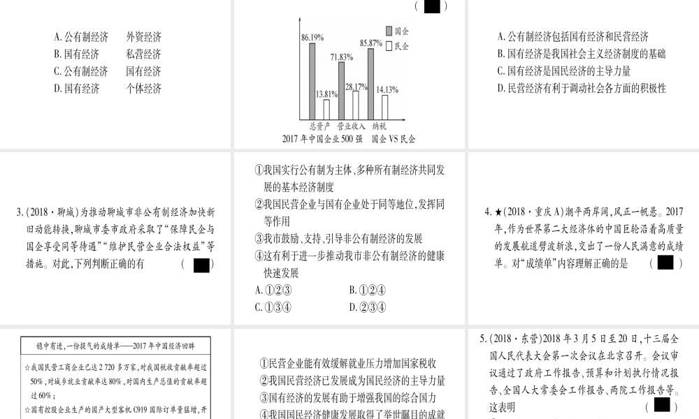 （云南专版）中考道德与法治总复习 第1篇 真题体验 满分演练 八下册 第3单元 人民当家作主课件-人教版初中九年级下册政治课件