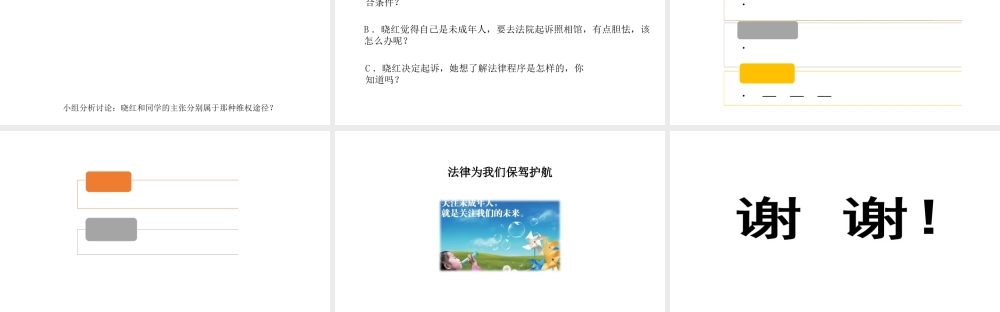 （2016年秋季版）七年级道德与法治下册 第五单元 珍惜特殊保护 第14课 筑起“防火墙” 第2框 依法进行自我保课件 苏教版