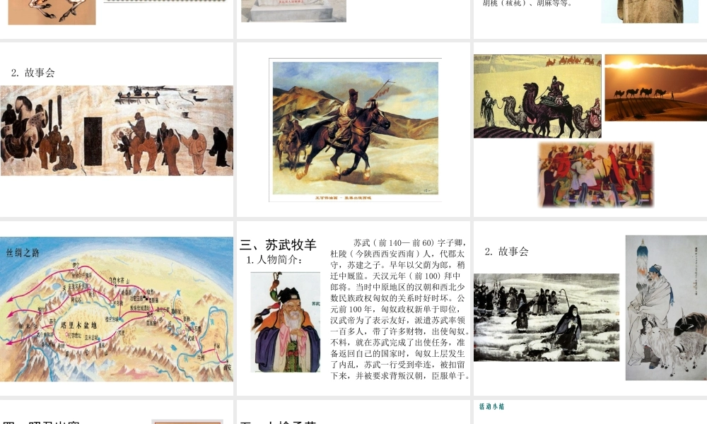 （2016年秋季版）七年级历史上册 第20课 我说“民族交往“——探究活动（三）课件 华东师大版