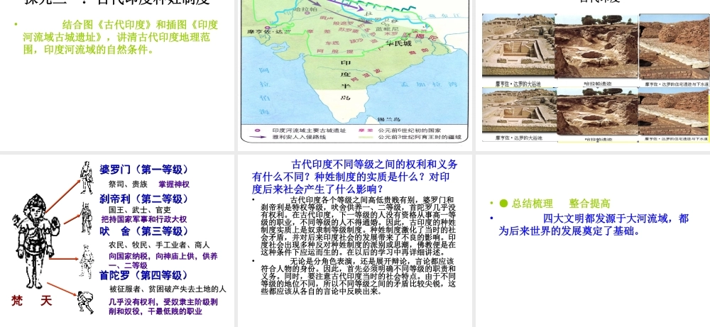 安徽省淮南市九年级历史上册 第一单元 第2课 大河流域 人类文明的摇篮课件 新人教版-新人教版初中九年级上册历史课件