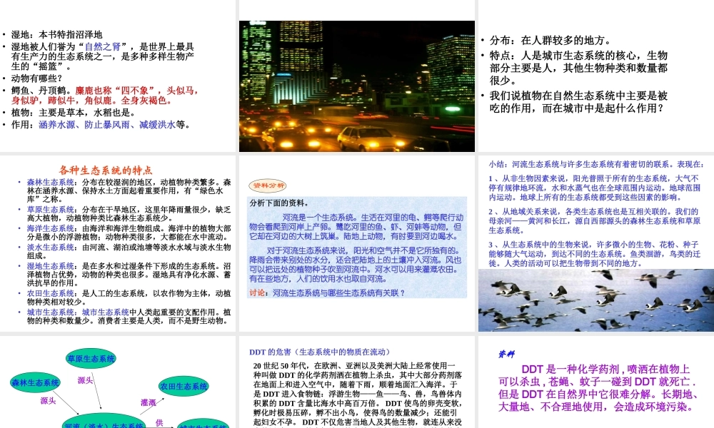 安徽省合肥市长丰县七年级生物上册 1.2.3《生物圈是最大的生态系统》课件2 （新版）新人教版-（新版）新人教版初中七年级上册生物课件