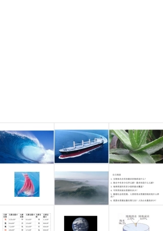 爱护水资源课件